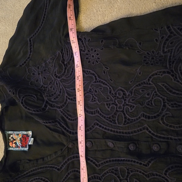 Johnny Was Embroidered Blouse XS - Picture 11 of 12